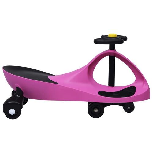 Løbebil med horn pink