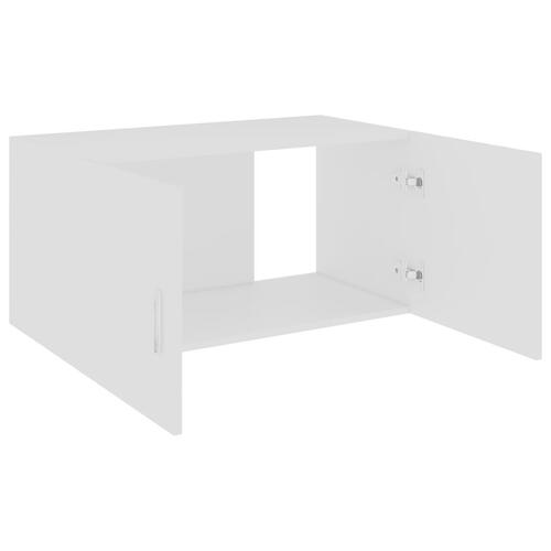 Vægskab 80x39x40 cm konstrueret træ hvid