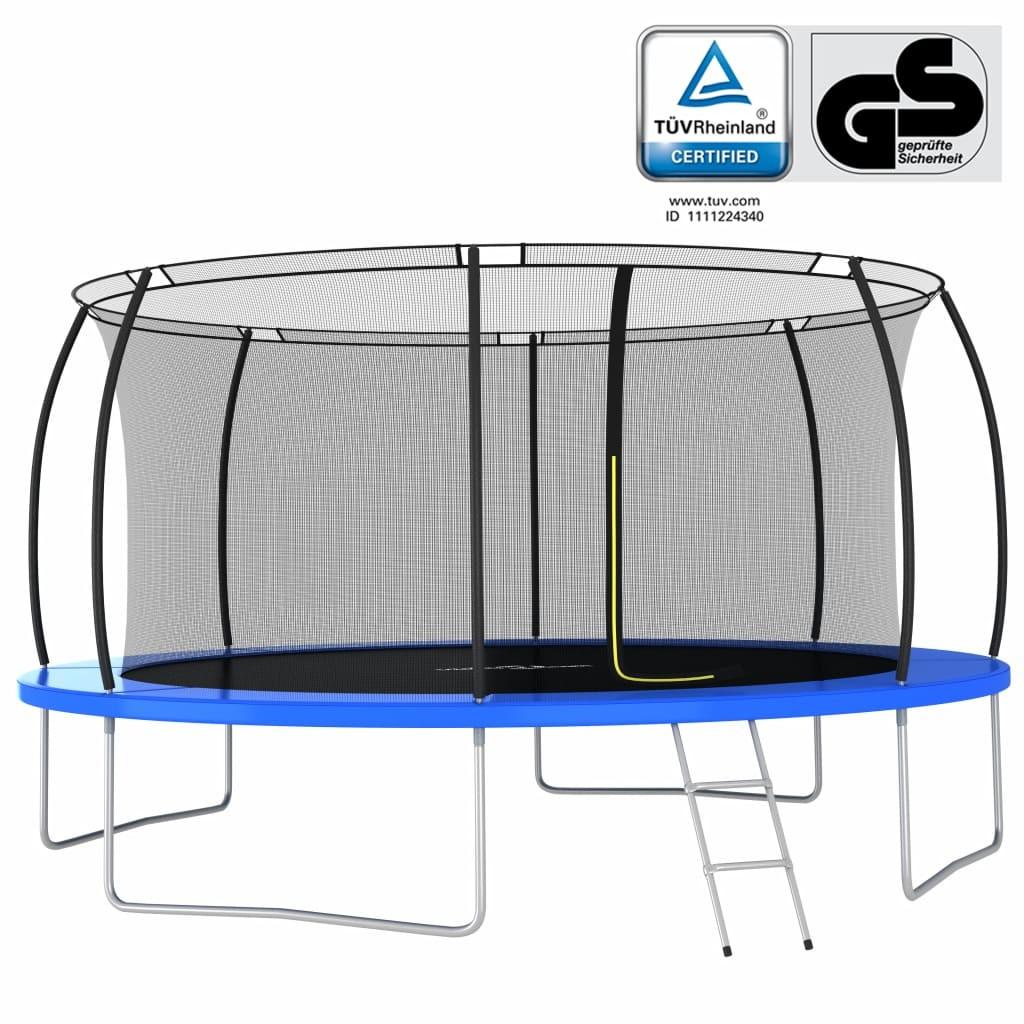 Trampolinsæt 460x80 cm 150 kg rund