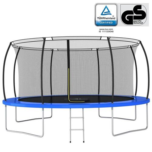 Trampolinsæt 460x80 cm 150 kg rund