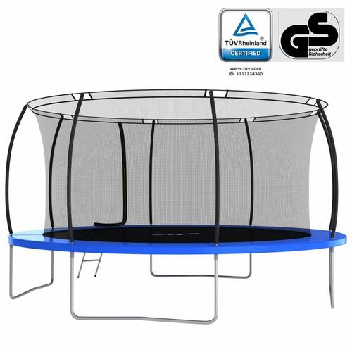 Trampolinsæt 460x80 cm 150 kg rund