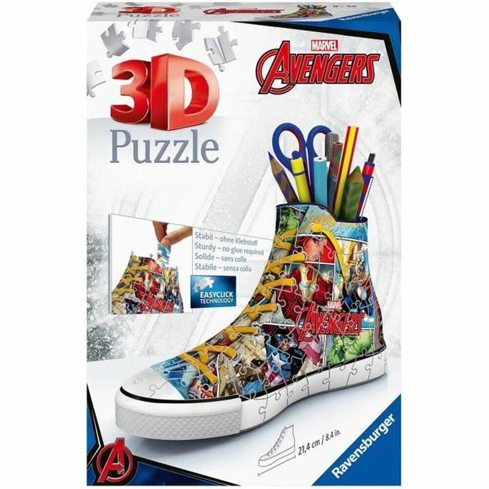 Ravensburger 3D puslespil - Sneaker Avengers, 108 brikker