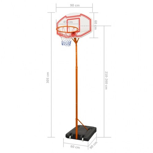 Basketballkurvsæt 305 cm