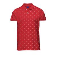 Kortærmet Polotrøje til Mænd JORCOLLECT Jack & Jones SS FST 12232663 Rød XL