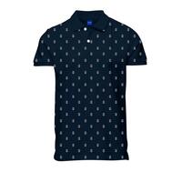 Kortærmet Polotrøje til Mænd JORCOLLECT Jack & Jones SS FST 12232663 Marineblå M