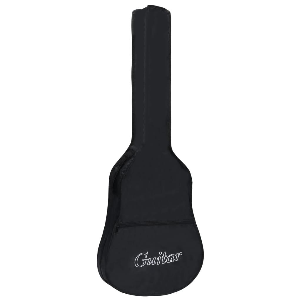 Guitartaske til 4/4 klassisk guitar 100x37 cm stof sort