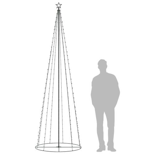 Lysende juletræ 100x300 cm 330 LED'er farverigt lys