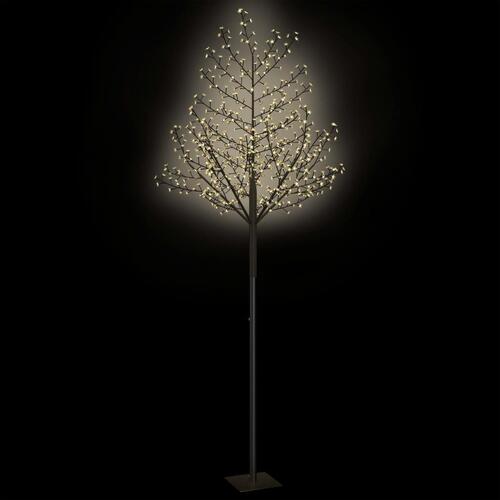 Juletræ 600 LED'er kirsebærblomst 300 cm varmt hvidt lys