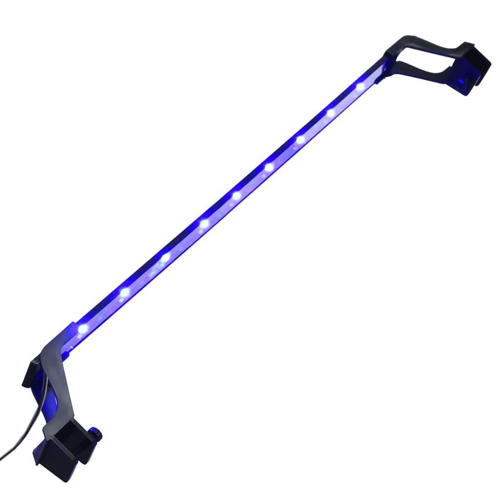 LED-lampe til akvarium med klemmer 75-90 cm blå og hvid