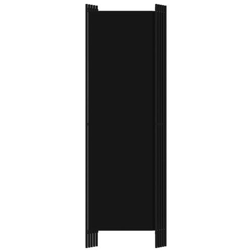 5-panels rumdeler 250 x 180 cm sort