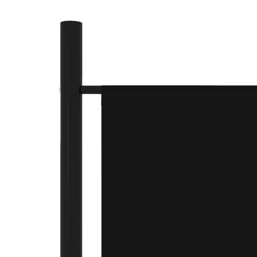 5-panels rumdeler 250 x 180 cm sort