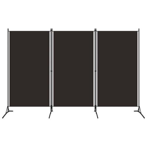 3-panels rumdeler 260 x 180 cm brun