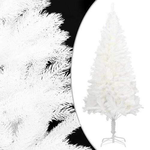 Kunstigt juletræ naturtro nåle 150 cm hvid