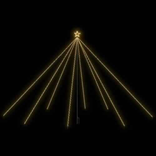 Juletræ vandfaldsdesign LED indendørs/udendørs 800 LED-lys 5 m