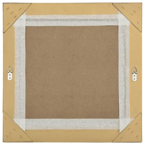 Vægspejl 50x50 cm barokstil guldfarvet