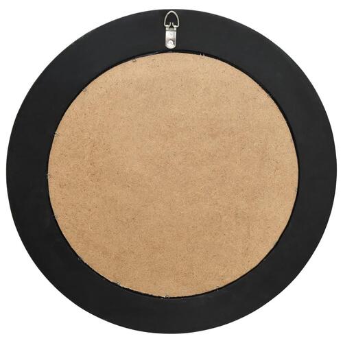 Vægspejl 50 cm barokstil sort