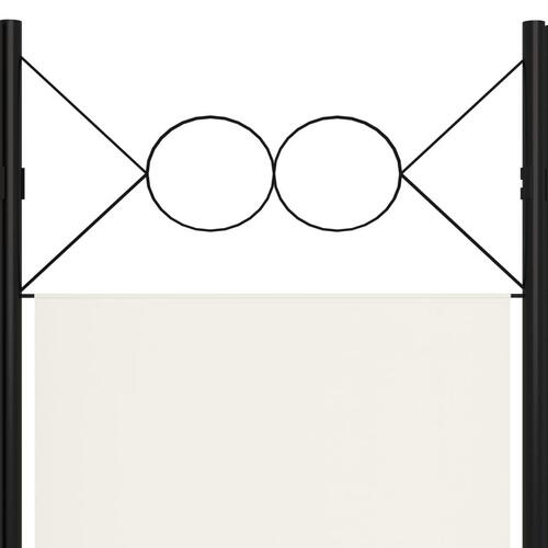 3-panels rumdeler 120 x 180 cm hvid