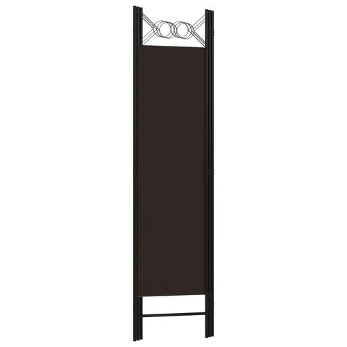 3-panels rumdeler 120x180 cm brun