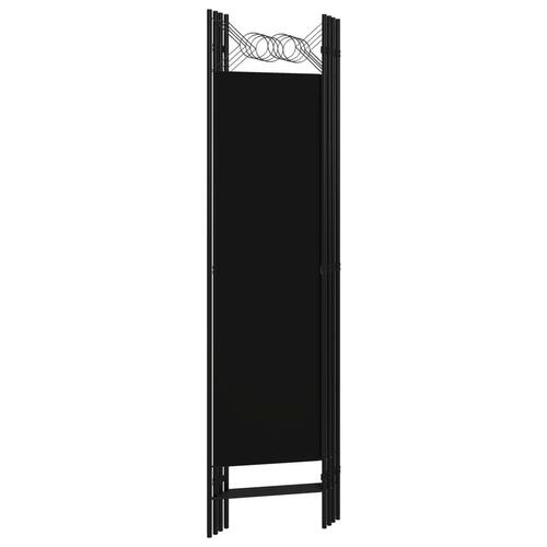 4-panels rumdeler 160x180 cm sort