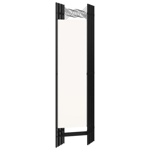 6-panels rumdeler 240 x 180 cm hvid