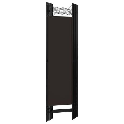 6-panels rumdeler 240x180 cm brun