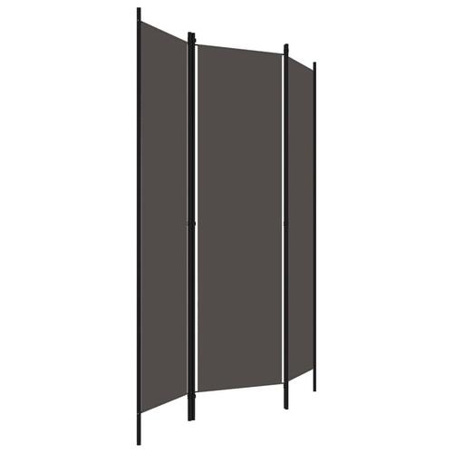 3-panels rumdeler 150 x 180 cm antracitgrå