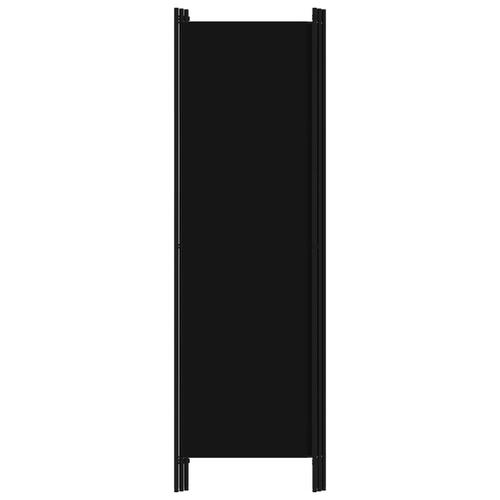 3-panels rumdeler 150 x 180 cm sort