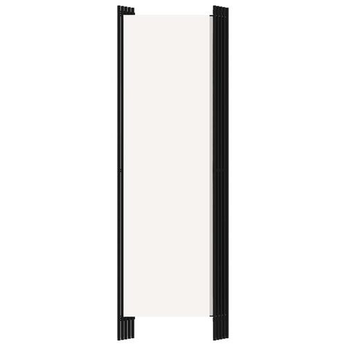 5-panels rumdeler 250 x 180 cm hvid