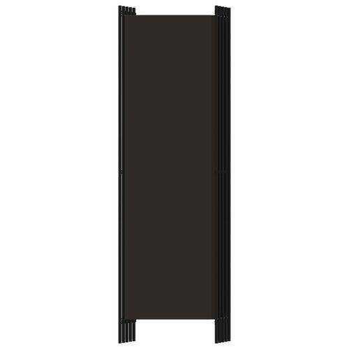 5-panels rumdeler 250 x 180 cm brun
