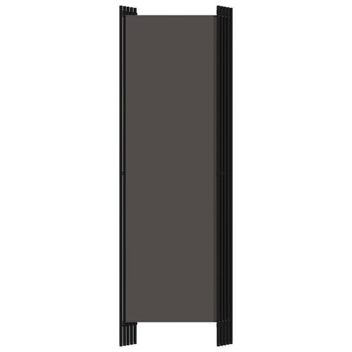 5-panels rumdeler 250 x 180 cm antracitgrå