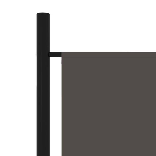 5-panels rumdeler 250 x 180 cm antracitgrå