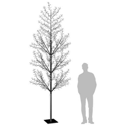 Juletræ 1200 LED'er kirsebærblomst 400 cm varmt hvidt lys