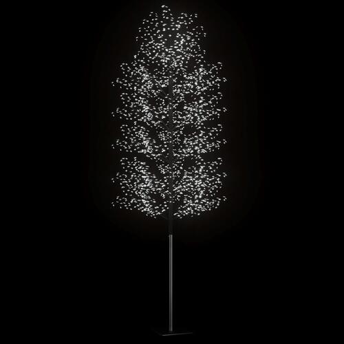 Juletræ 2000 LED'er kirsebærblomst 500 cm koldt hvidt lys