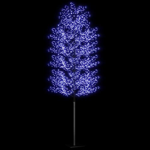 Juletræ 2000 LED'er kirsebærblomst 500 cm blåt hvidt lys