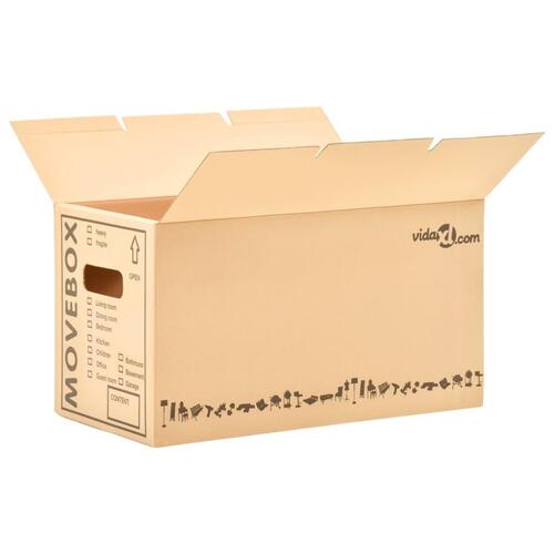 Flyttekasser 60 stk. XXL 60x33x34 cm pap