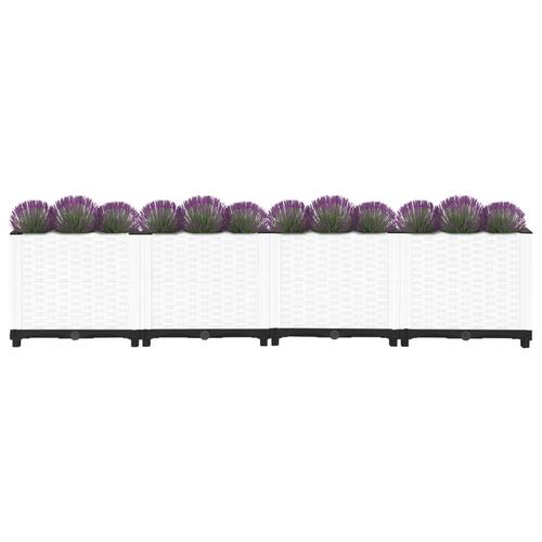 Højbed 160x40x38 cm polypropylen