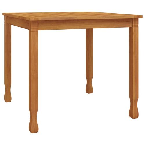 Havebord 85x85x75 cm massivt teaktræ