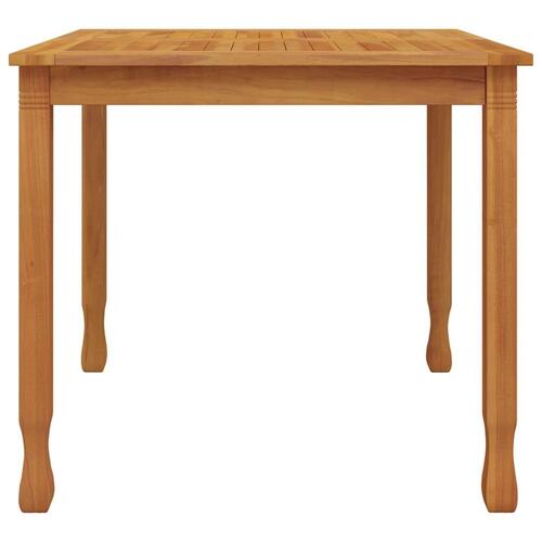 Havebord 85x85x75 cm massivt teaktræ