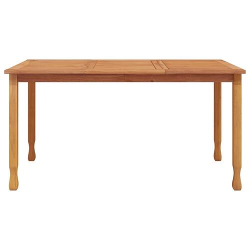 Havebord 150x90x75 cm massivt teaktræ