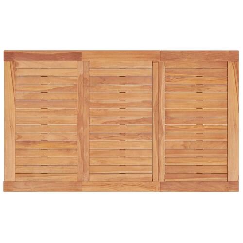 Havebord 150x90x75 cm massivt teaktræ