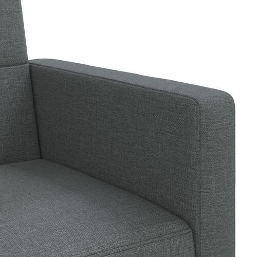 Sovesofa med hynder stof mørkegrå