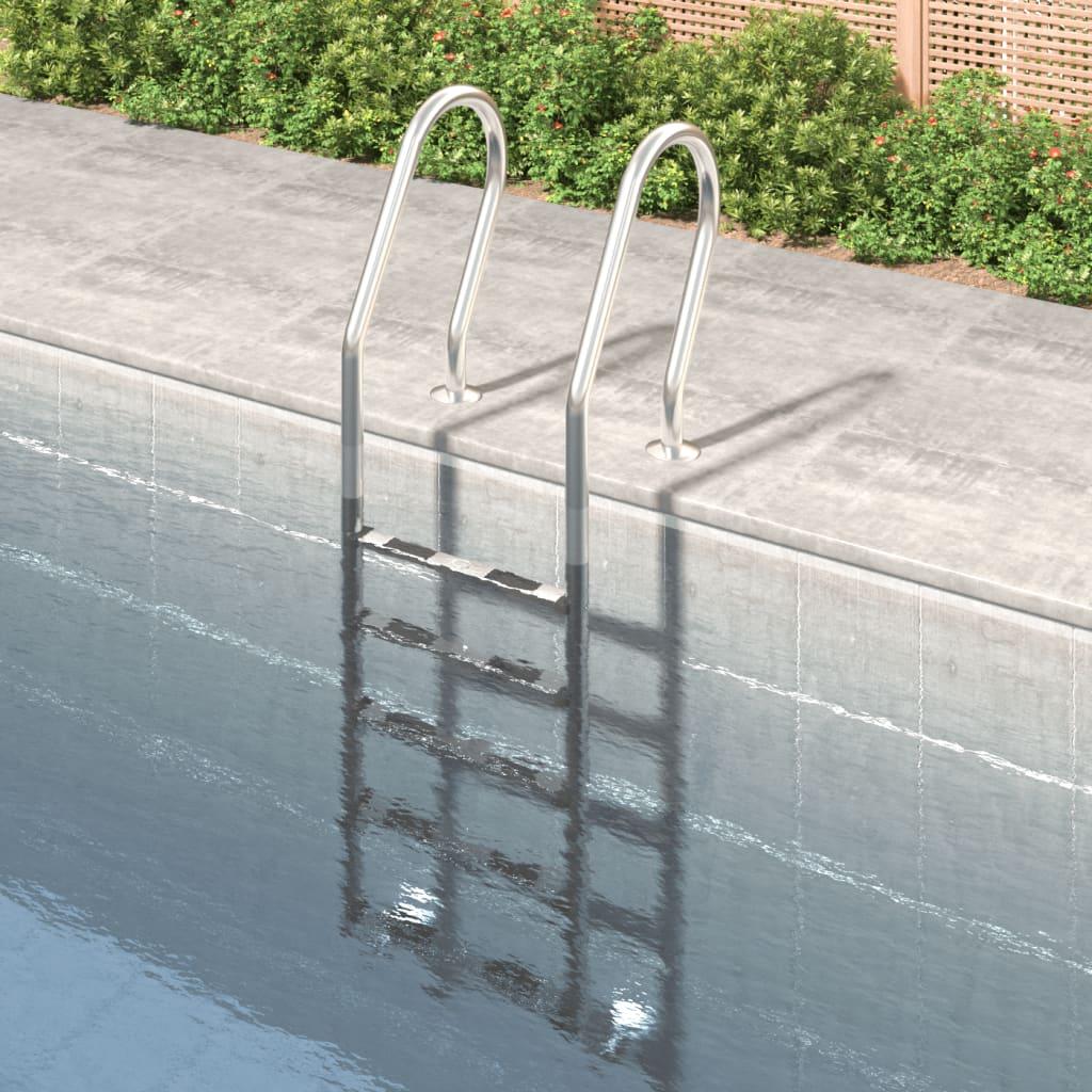 Poolstige 54x38x211 cm 304 rustfrit stål