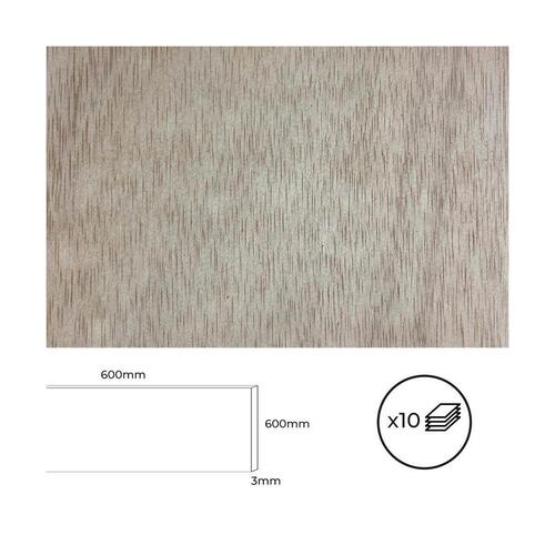 Krydsfinerplade Bertini Calabo 60 x 60 cm (10 enheder)