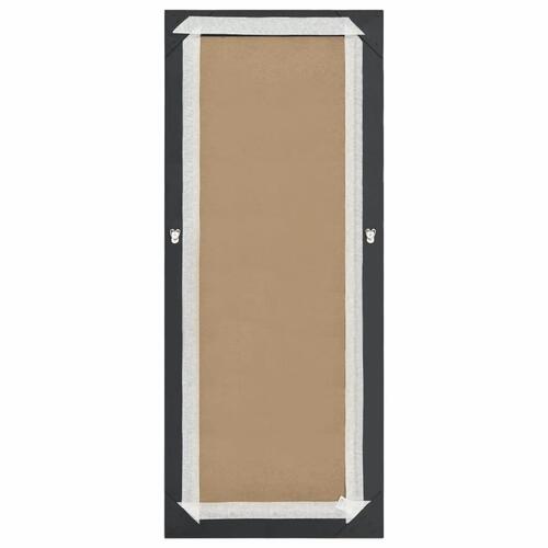 Vægspejl 50x120 cm barokstil sort