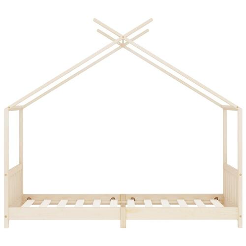 Sengestel til børneseng 90 x 200 cm massivt fyrretræ