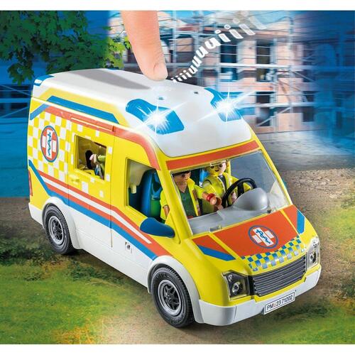 Playset Playmobil 71202 City Life Ambulance 67 Dele