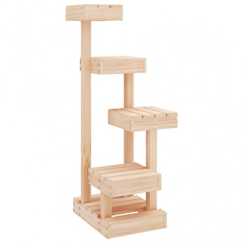 Kradsetræ i massivt fyrretræ - 45,5 × 49 × 103 cm, 4 niveauer