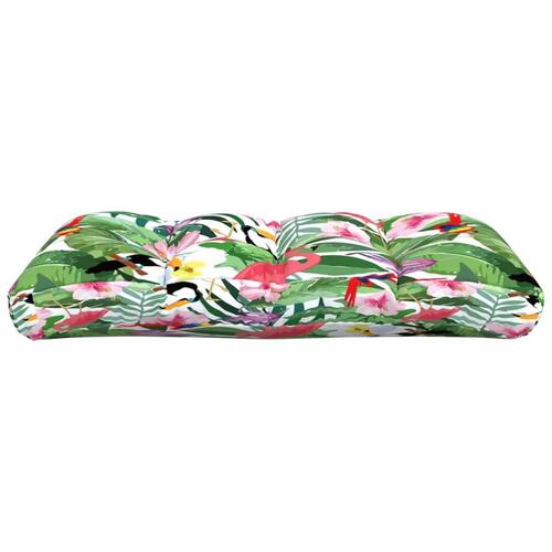 Pallehynde 120x40x12 cm stof flerfarvet