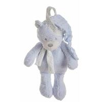 Børnetaske Blå Bjørnebamse 50 cm