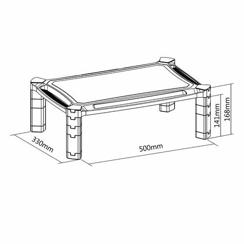 Skærmholder Neomounts NSMONITOR20 Sort 10 kg